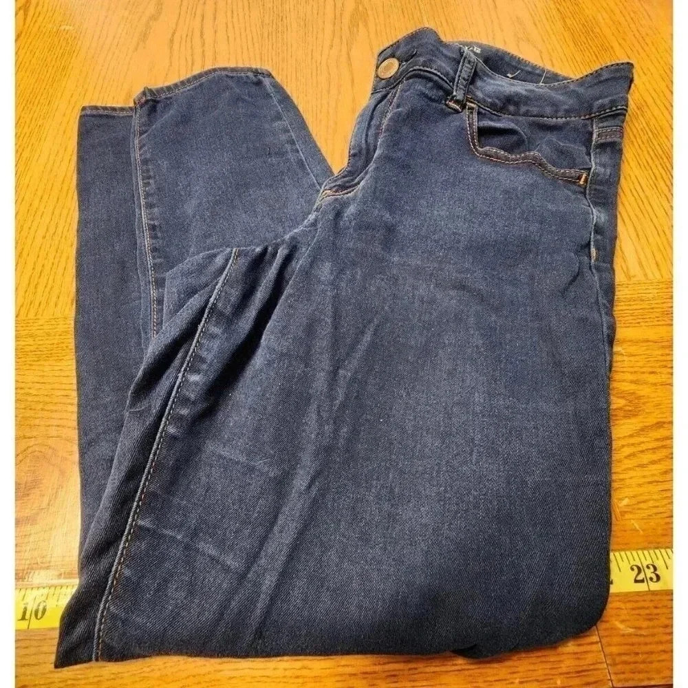 American Eagle Outfitters Hi-Rise Jegging Blue Jean Size 14 Short